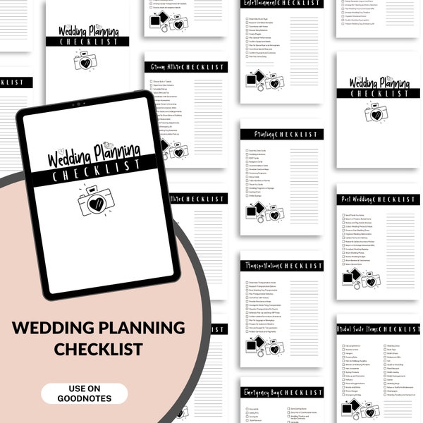 Wedding Planning checklist,  Wedding Day Checklist, Printable Wedding Planning Checklist, Wedding Checklists,  Wedding Attire Checklist