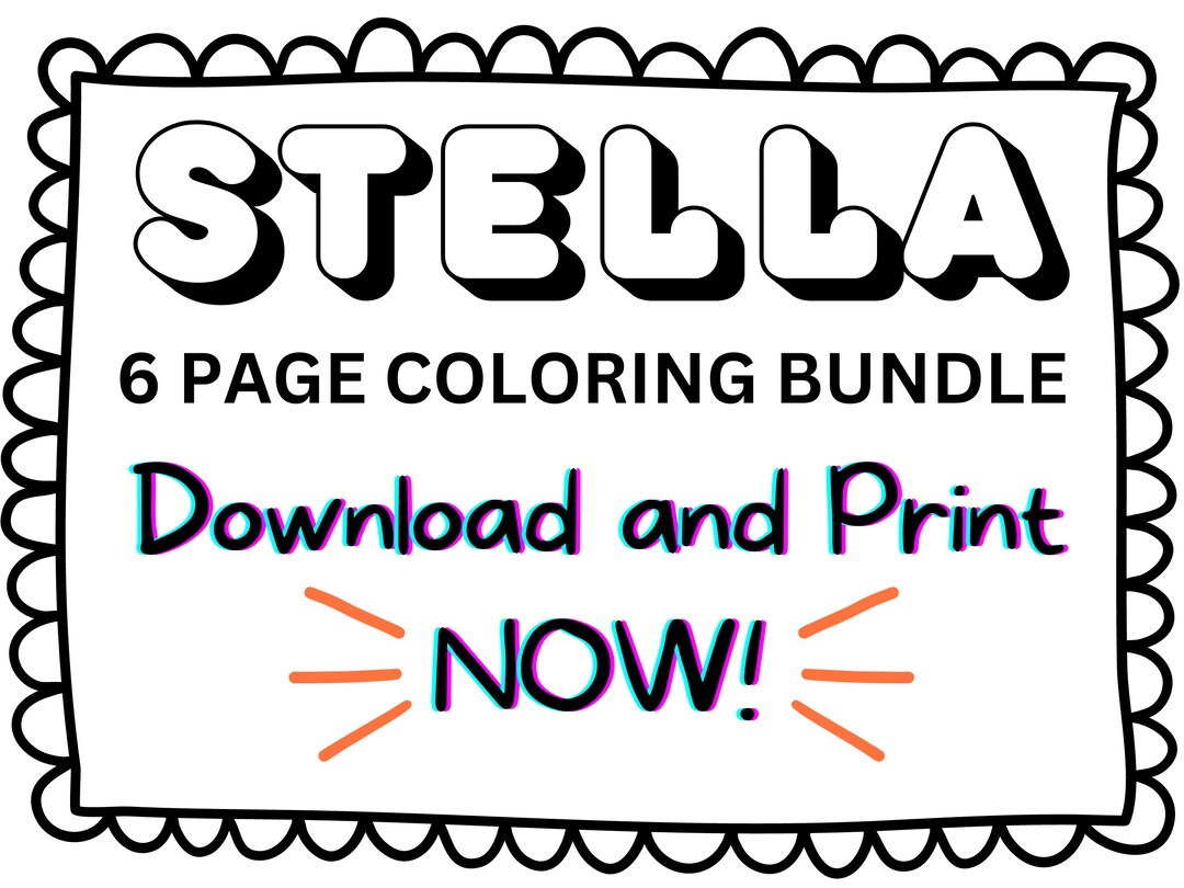 Stella Coloring Page Printable - Il 1080xN.4968351331 9qdf 