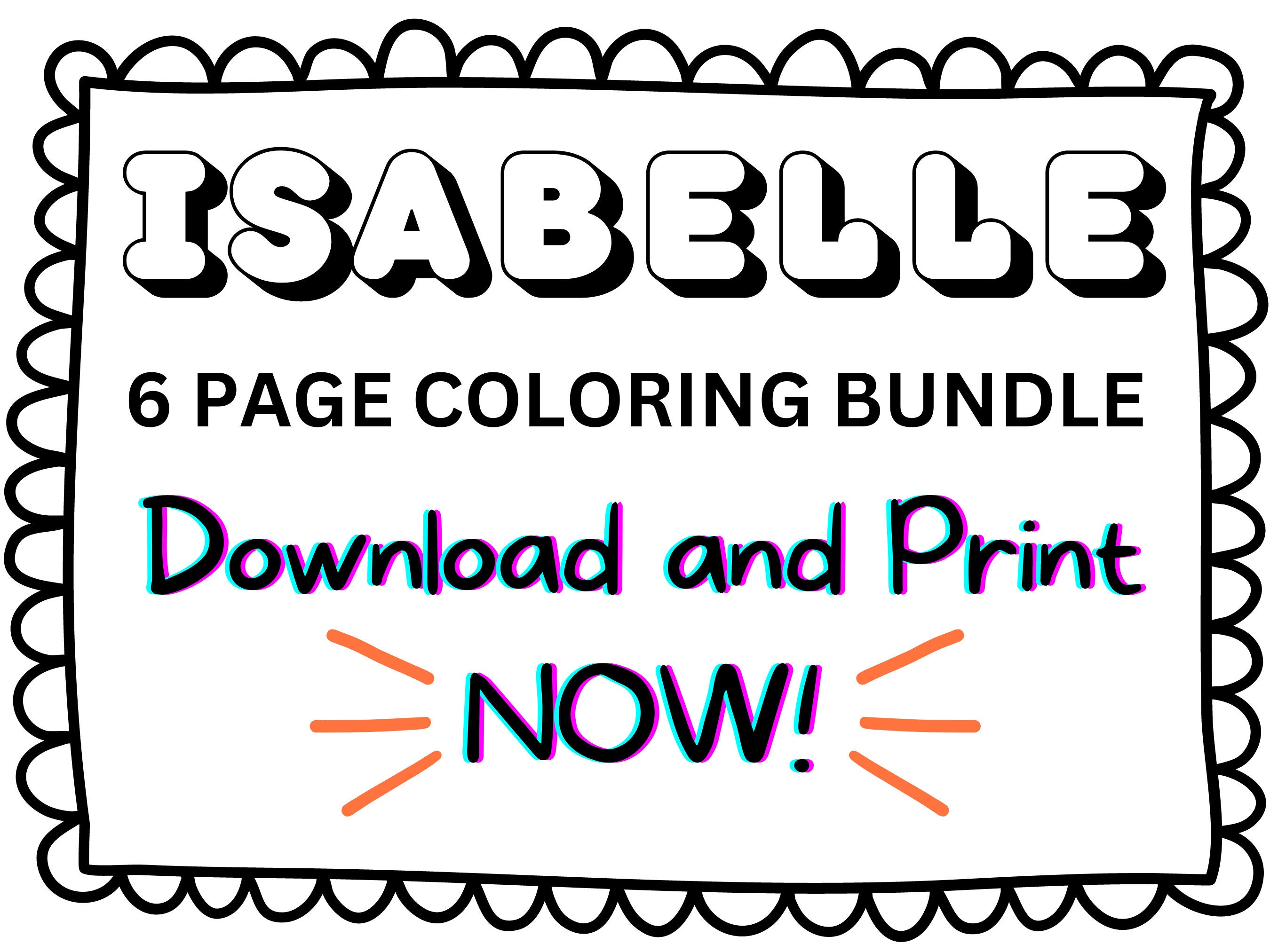 American Girl Doll Isabelle Coloring Pages