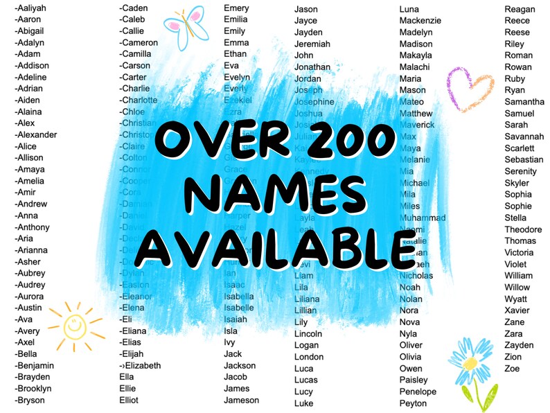 Emma Coloring Page Printable Name Coloring Page, Custom Coloring