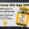 Old Age Gift Over the Hill Gift Old Age Pills Printable Label Old Age ...