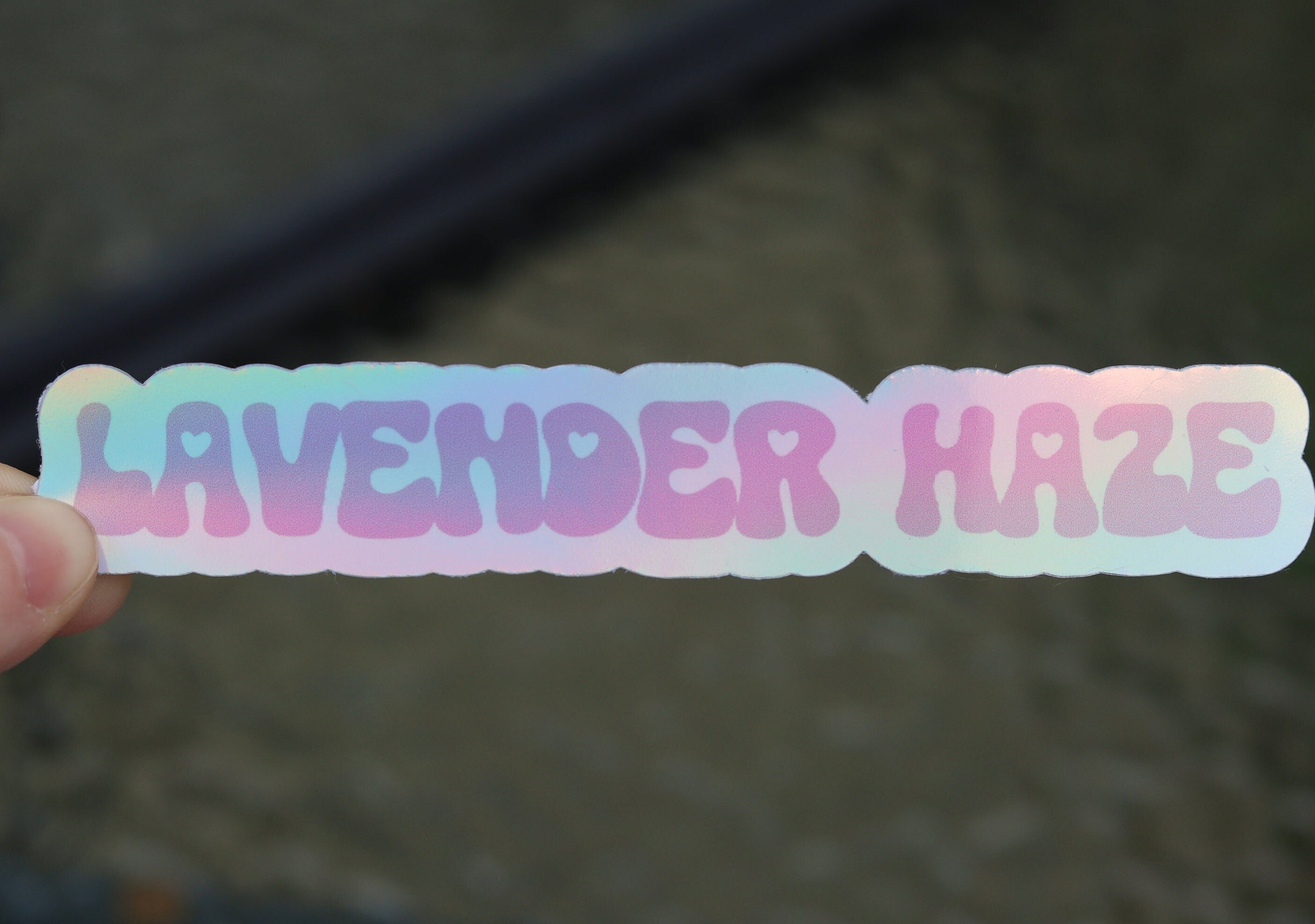 Lavender Haze Holographic Stickers  Taylor Swift Vinyl Stickers –  handsomeprintsdesign