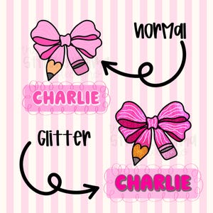 hand drawn back to school name png