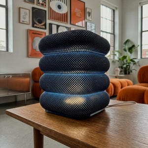 Mili Ambient Table Lamp – 3D Printed Modern LED Mood Light by Rohën Studio