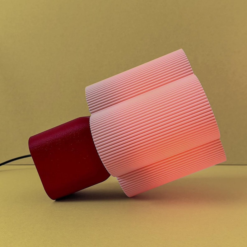 Alva Lamp – 3D Printed Sculptural Ambient Table Lighting (E27) - Smart Bulb