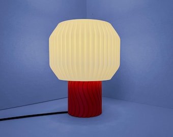 Nora Lamp – 3D Printed Sculptural Ambient Table Lighting (E27) by Rohën Studio
