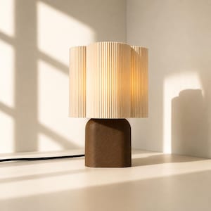 Alva Table Lamp – Customize Your Base & Shade Colors | 3D Printed Modern Ambient Lamp (E27)