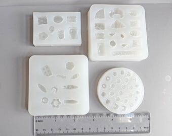 Miniature Breakfast Food / Cookies / Crackers Clear Silicone Molds - 4 Options
