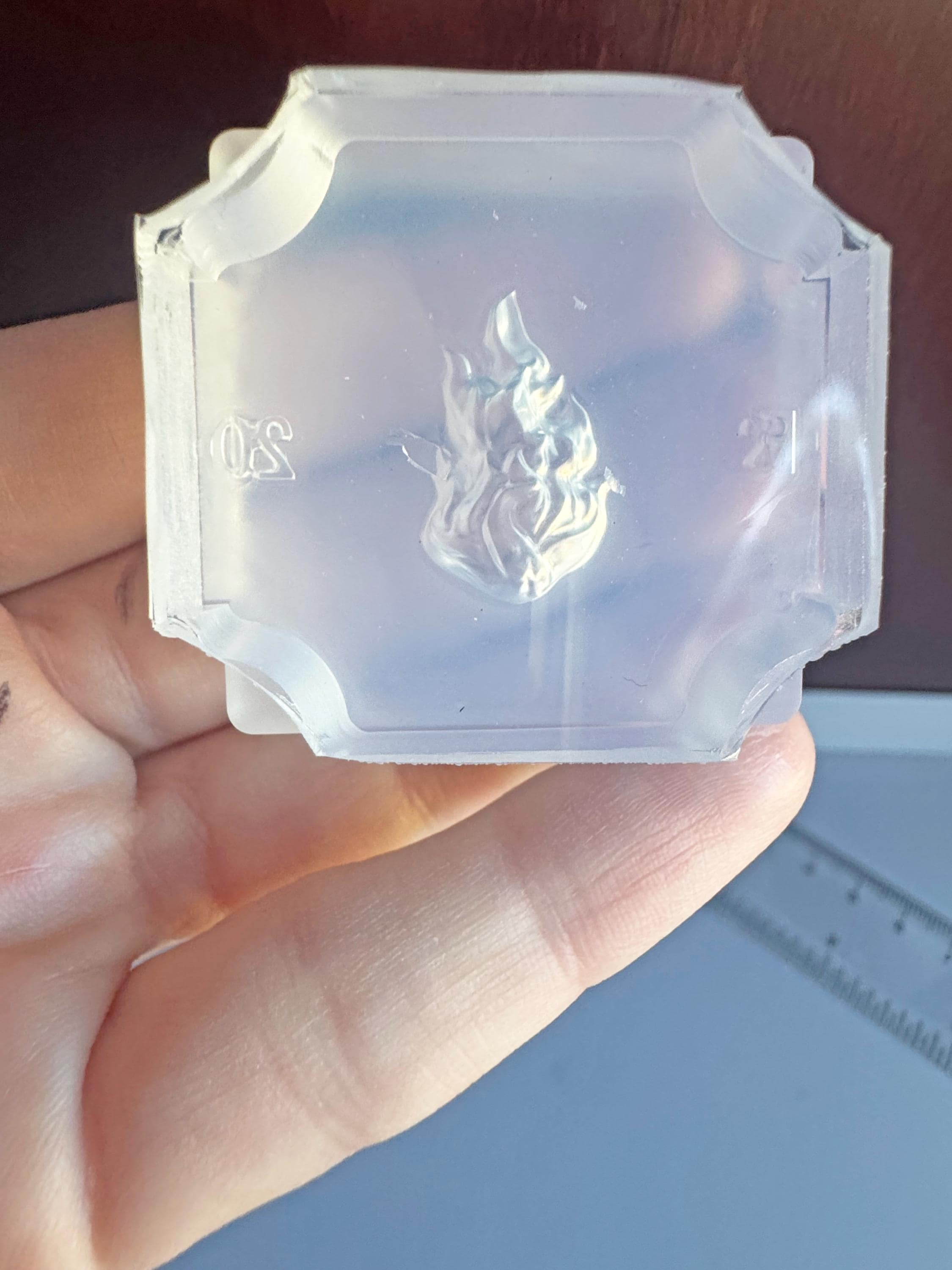 3D Fire/flame Two Part Silicone Mold- for Crafting, Resin and Clay Use ...