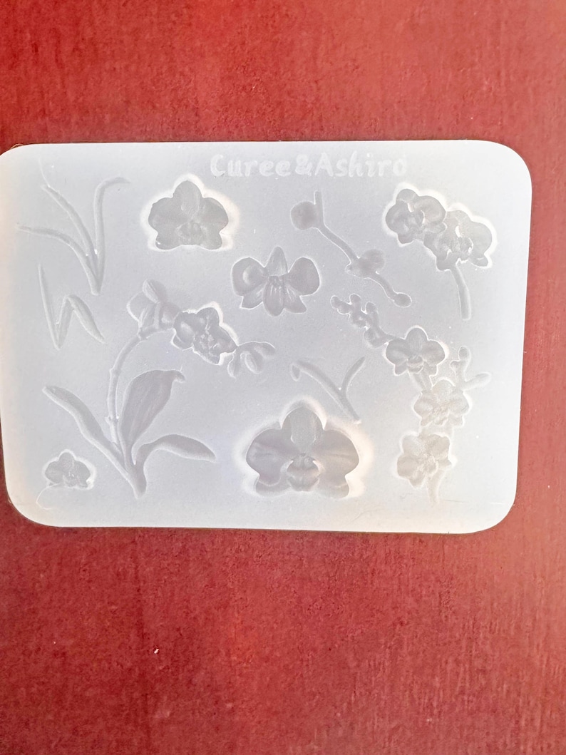 Miniature Orchid Flower Designs Clear Silicone Mold - Etsy