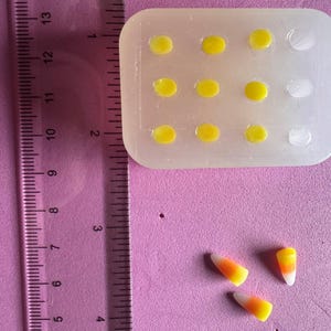 Miniature Candy Corn Mold - Mini version of the popular Halloween Candy