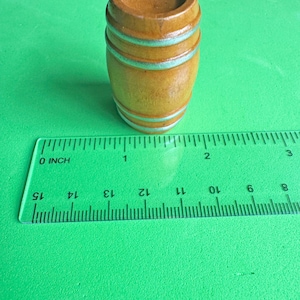 Miniature Barrel / Mini Wood Barrel / Dollhouse Decorations