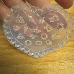 Micro-mini Ocean Molds - 4 Options - shells, seahorse, sea turtle, octopus, conch shell, sea urchin, crab, dolphin, coral, starfish, plants
