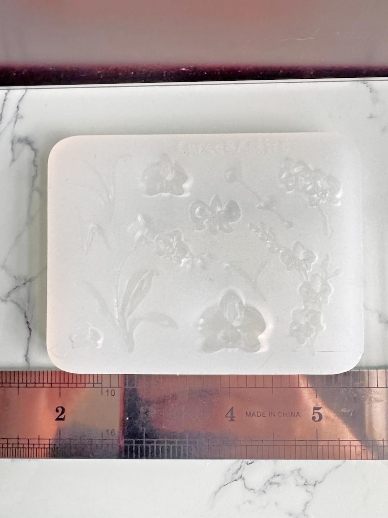 Miniature Orchid Flower Designs Clear Silicone Mold - Etsy