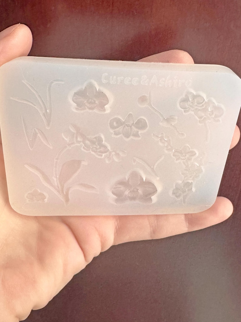 Miniature Orchid Flower Designs Clear Silicone Mold - Etsy