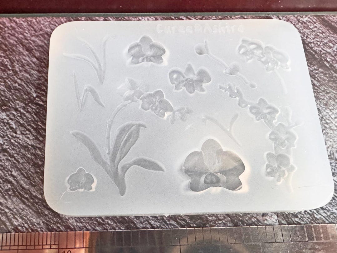 Miniature Orchid Flower Designs Clear Silicone Mold - Etsy