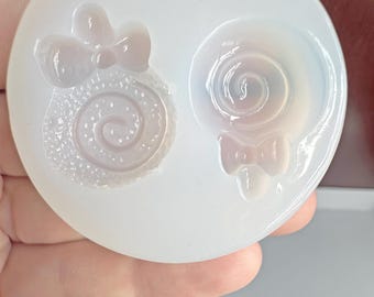Miniature Candy / Sweets / Sucker Clear Silicone Mold - For Crafting, Clay, Resin Use