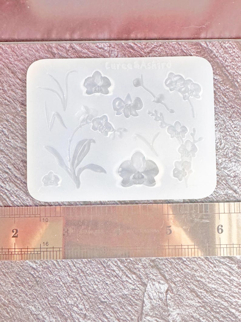 Miniature Orchid Flower Designs Clear Silicone Mold - Etsy