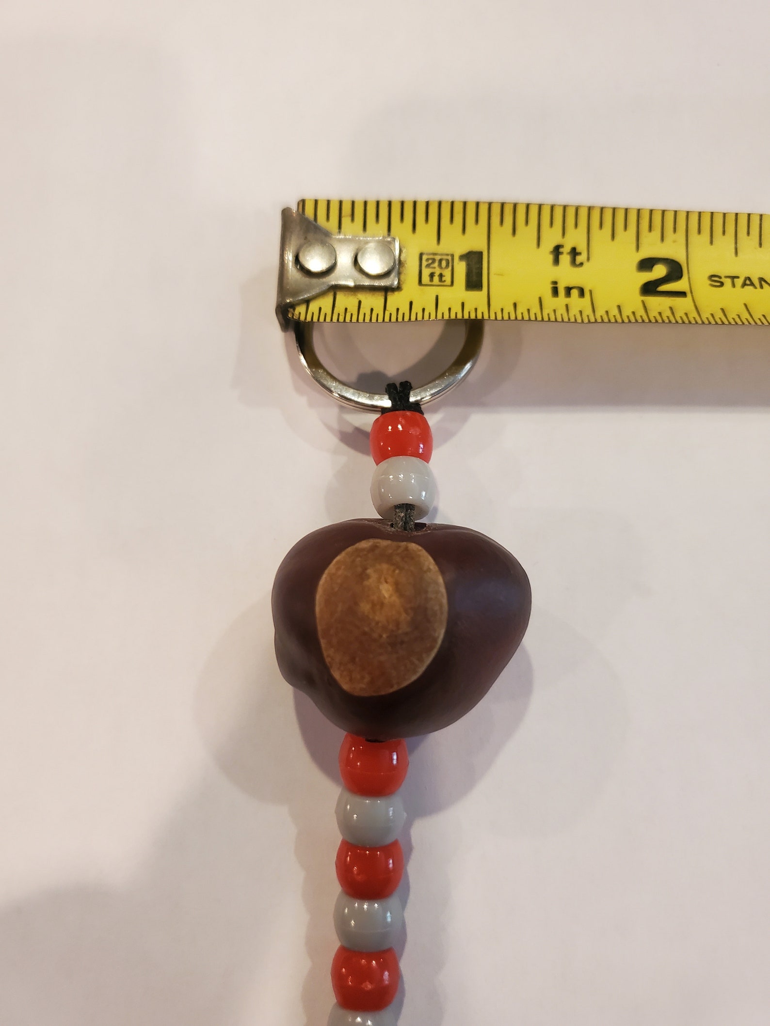 Ohio State Buckeye Keychains. Handmade! Real Buckeyes & Pony Beads ...