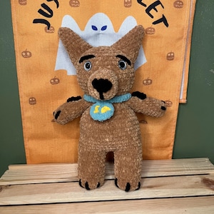 Crochet Brown Dog