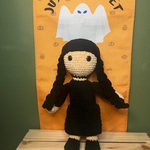 Crochet Wednesday doll