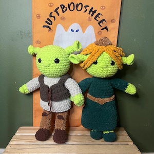 Shrek & Fiona Crochet set