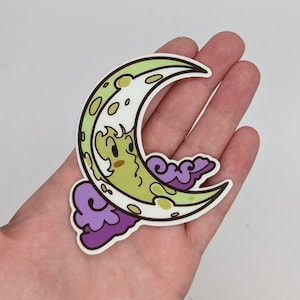 Miss Moon Sticker (Glow in the Dark + Vinilo)