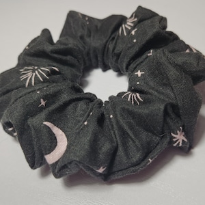 Black Spellbinding Cotton Scrunchie