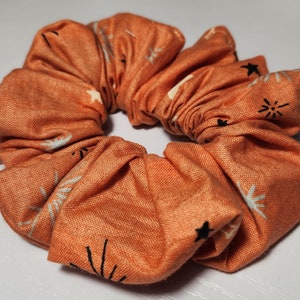 Orange Spellbinding Cotton Scrunchie