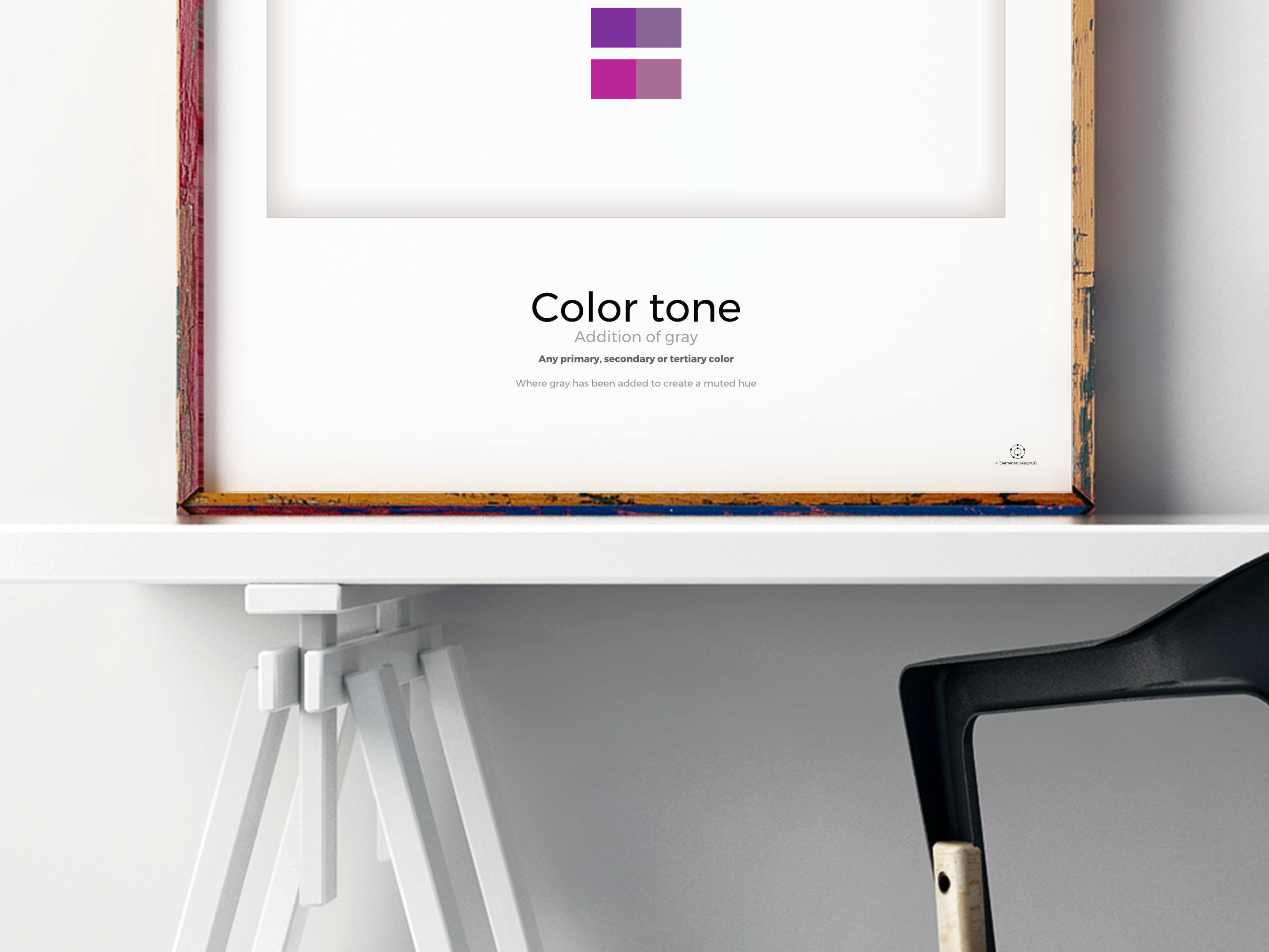 Color Theory TONE Reference Poster, Artist/designer Printable PDF ...
