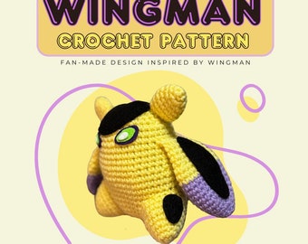 Wingman VALORANT Inspired Intermediate Crochet Pattern: US Terminology (PDF Download)