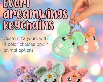 Evori Dreamwings VALORANT Inspired Crochet Keychain