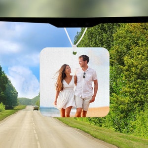 Custom Photo Air Freshener – Unique New Car Gift