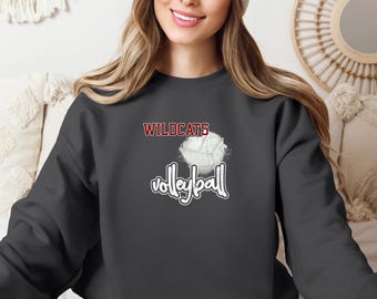 Volleyball Mom Sweatshirt: Game Day Team Spirit Shirt