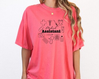Nurse Shirt: RN, LPN, Medical Staff - Comfort Colors Tee