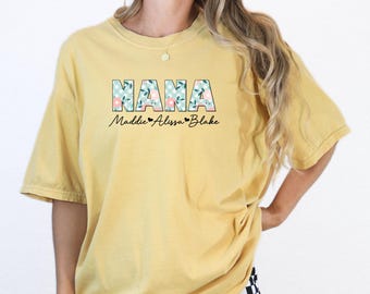 Custom Grandma Shirt – Mother’s Day Gift for Nana, Gigi, Mimi, or Mama