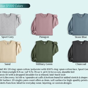 six different colored t-shirts, each with unique features and designs, arranged in a grid format.