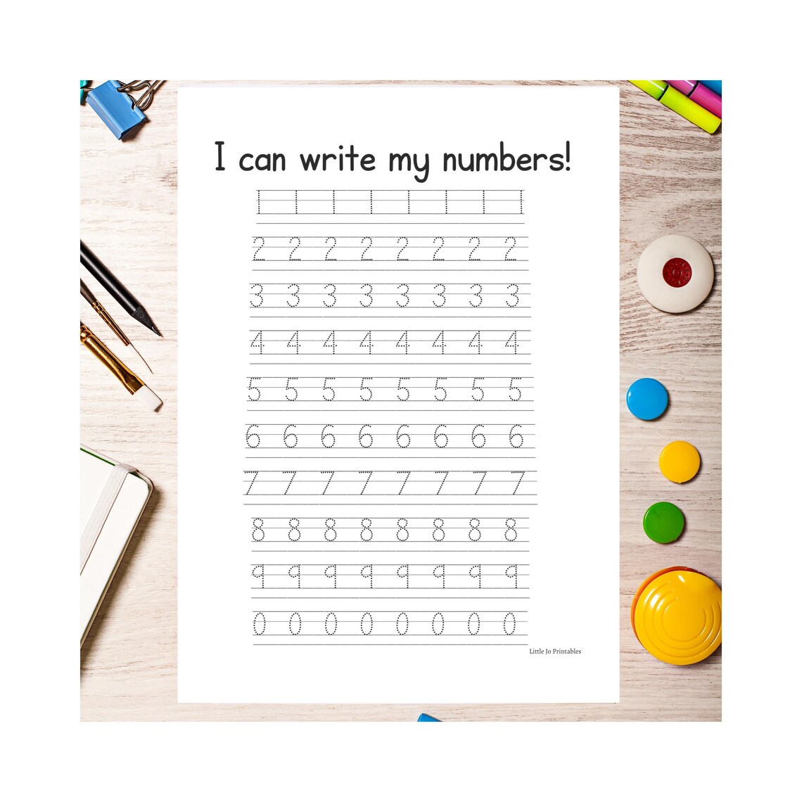 55 Page Alphabet and Number Tracing Bundle, With BONUS Page ...