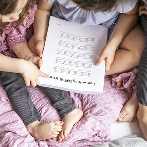 55 Page Alphabet and Number Tracing Bundle, With BONUS page, Educational Tracing Printable, Handwriting Practice Worksheet, digital download