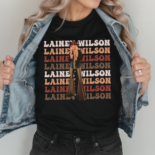 Lainey Wilson Unisex Garment-Dyed T-shirt, Lainey Fans, Comfort Colors T-shirt, Regular or Oversized Fit, Concert Tee, Retro Lainey T-shirt