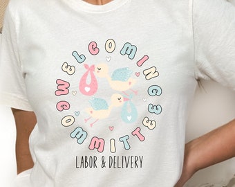 Labor and Delivery Nurse PNG: Stork Design (Digital Download)