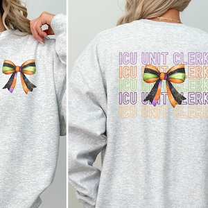 ICU Clerk Shirt, Unit Clerk Halloween Shirt, ICU Unit Clerk Halloween, Icu Halloween Sweatshirt, MOH Sweatshirt, Medical Office Assistant