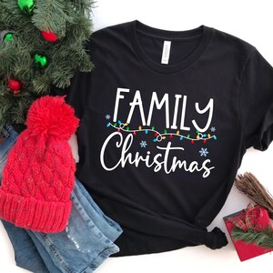 Family Christmas Shirts: Matching Holiday Crew Tees