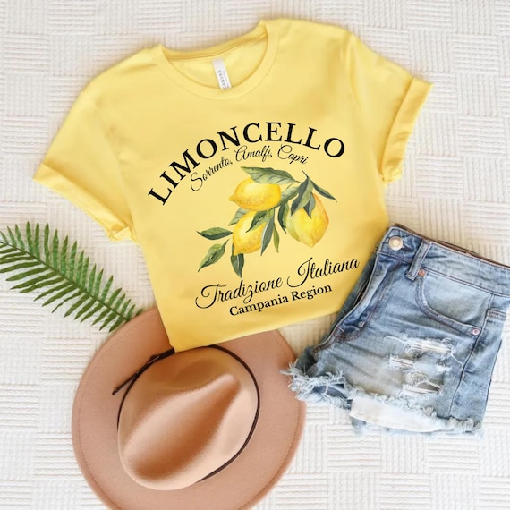 Limoncello Amalfi Coast T-Shirt: Italian Summer Lemon Graphic Tee