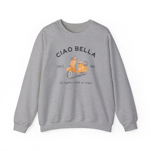 Ciao Bella Vespa Sweatshirt: Italian Vacation Shirt Bild 8