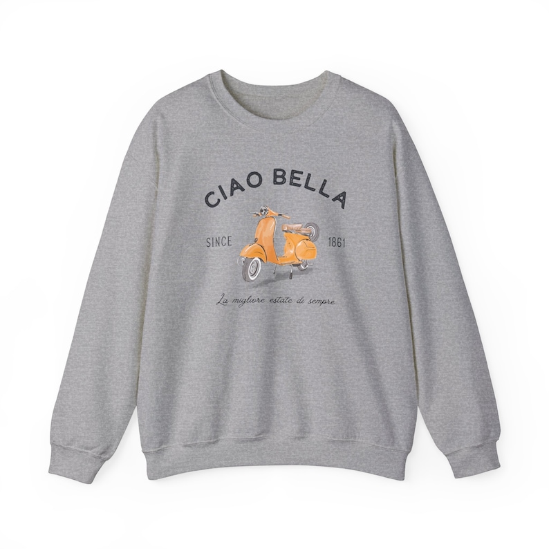 Ciao Bella Vespa Sweatshirt: Italian Vacation Shirt Bild 8