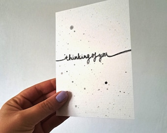 Hand-Painted Dutch Sympathy Card - Eco-Friendly A6 Notecard