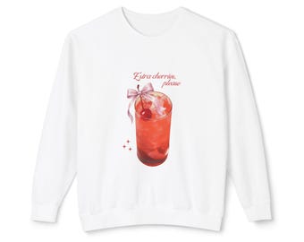 Extra Kirschen Bitte Coquette Bow Shirley Temple Shirt Sweatshirt