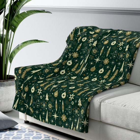 Green christmas throw sale