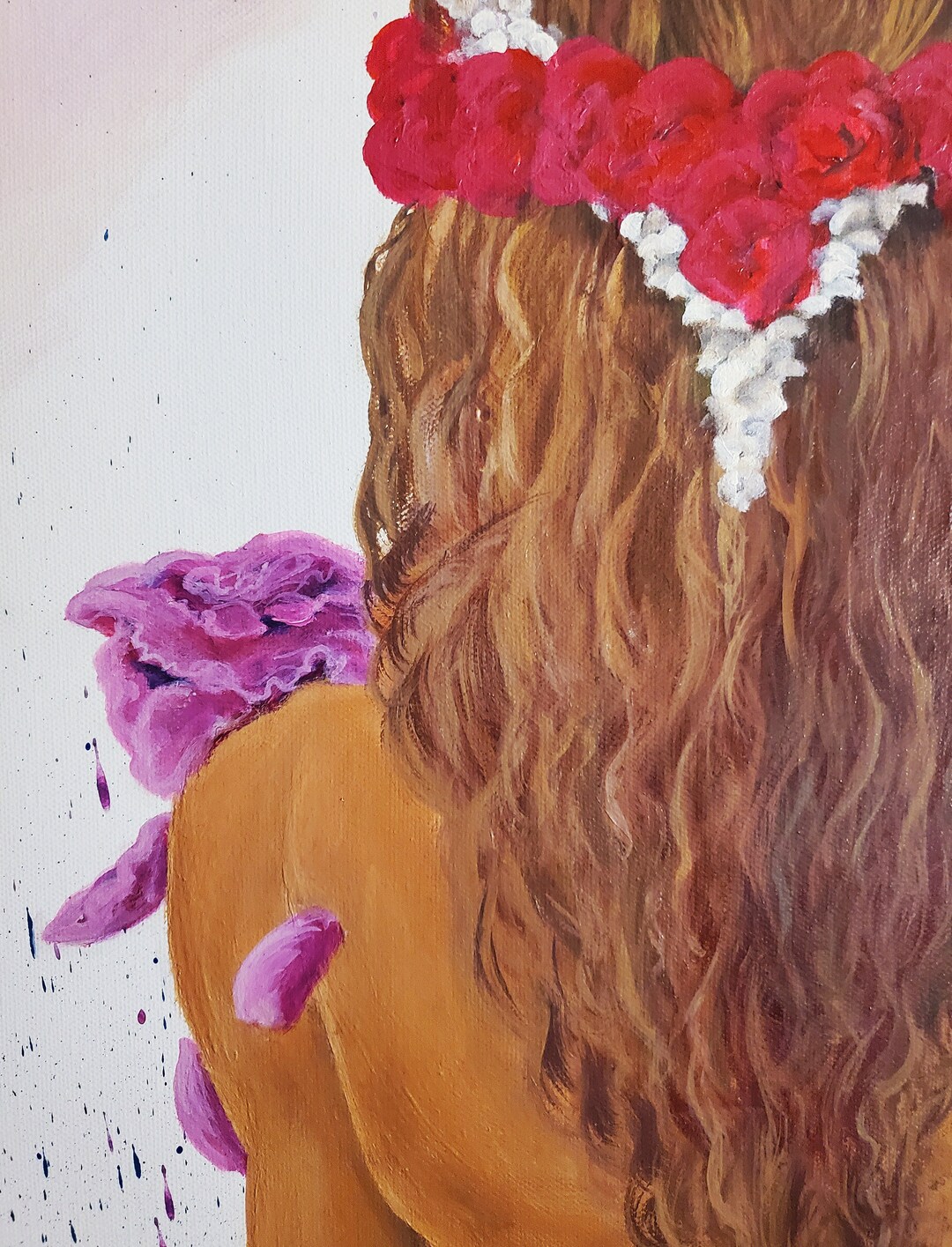 Emergence Empowered Large Acrylic Nude Painting on Stretched - Etsy